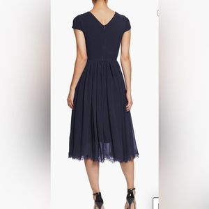 Dress the Population dress Corey Chiffon fit & flare cocktail XL NWT
